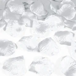 Silver Metallic Rosenblad Konfetti