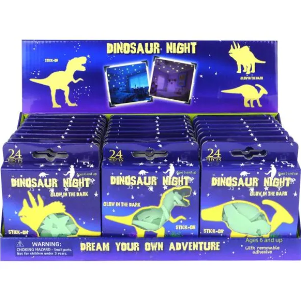 Självlysande Dinosaurier