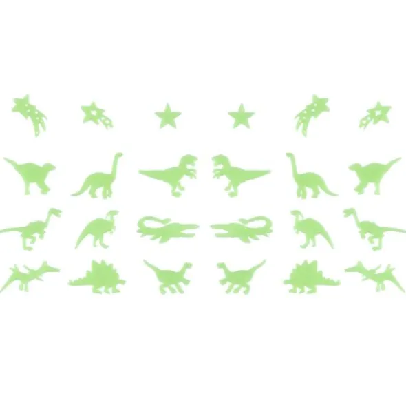 Självlysande Dinosaurier