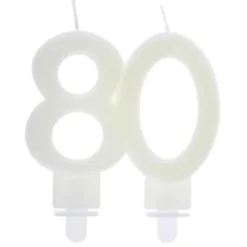 Självlysande Sifferljus 80 År