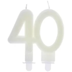 Självlysande Sifferljus 40 År