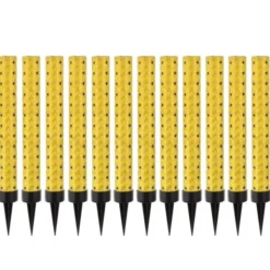 Skimrande Isfacklor Guld 12-pack