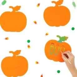 Skrapkort Halloween Pumpor