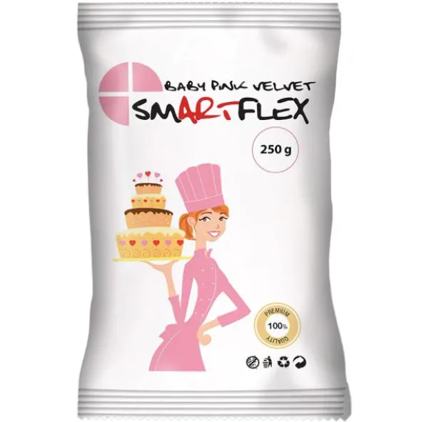 SmartFlex Sockerpasta Baby Rosa 250 gram