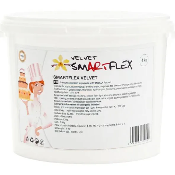 SmartFlex Sockerpasta Vit 4 kg