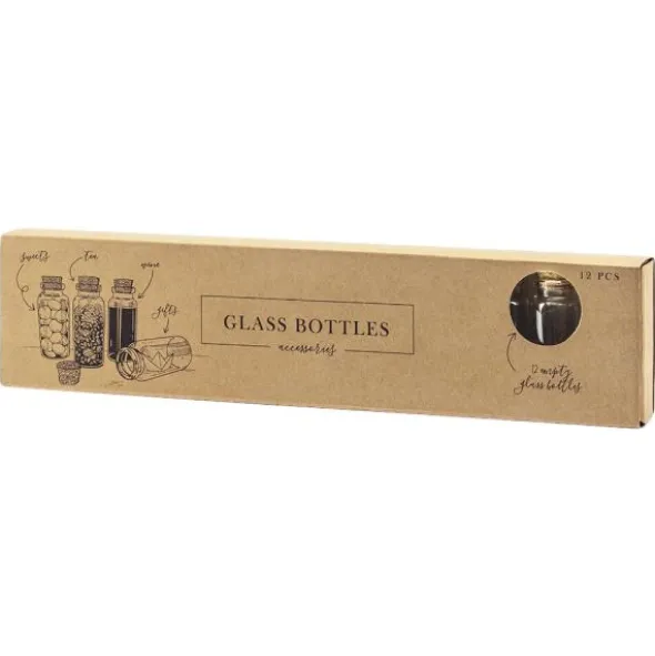 Små Glasflaskor med Kork