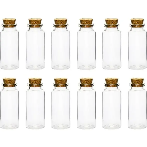Små Glasflaskor med Kork