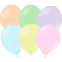 Små Latexballonger Ljus Pastell Mix 100-pack