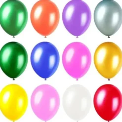 Små Latexballonger Metallic Mix 100-pack