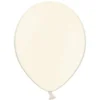 Små Ljusa Pastell Crème Vita Latexballonger 100-pack