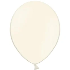 Små Ljusa Pastell Crème Vita Latexballonger 100-pack