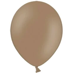 Små Pastell Cappuccino Latexballonger 100-pack