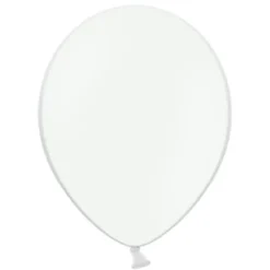 Små Pastell Vita Latexballonger 100-pack