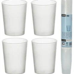 Snapsglas Återanvändbara Frostad 4cl 40-pack