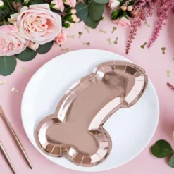 Snopp Tallrikar Metallic Roséguld
