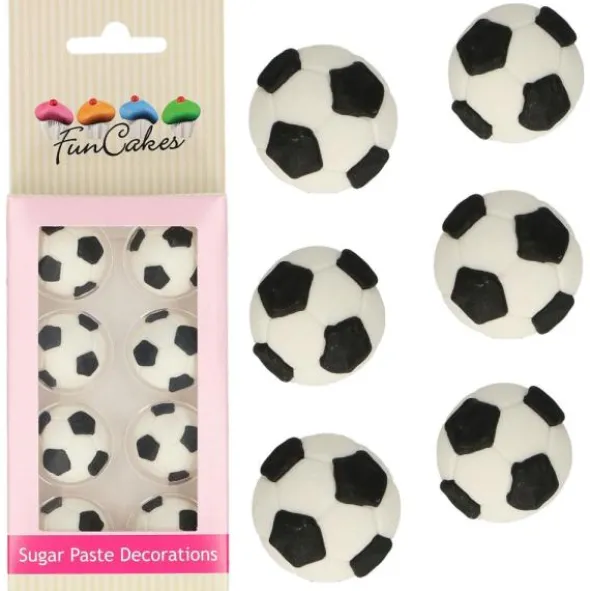 Sockerdekoration Fotbollar