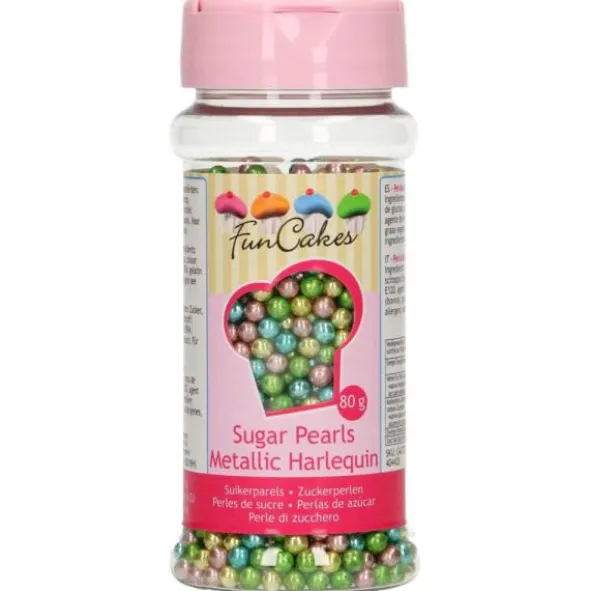 Sockerpärlor Metallic Harlequin