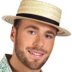 Sommarhatt i Strå