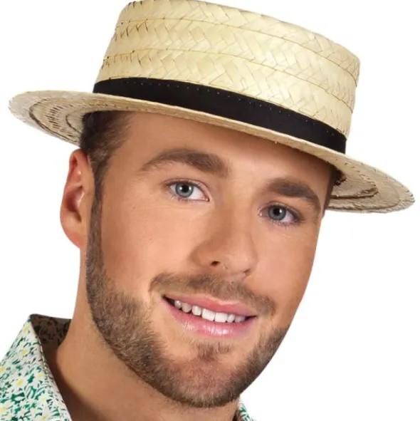 Sommarhatt i Strå