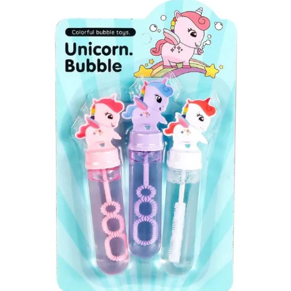 Såpbubblor Enhörning 3x35 ml 14 cm 3-pack