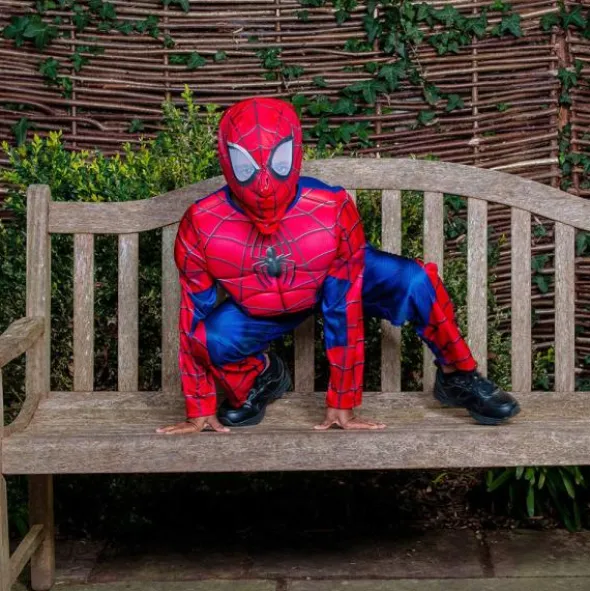 Spiderman Maskeraddräkt Barn (Small (3-4 år))
