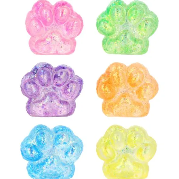 Squeeze Kattass Glittrig Leksak 6 cm