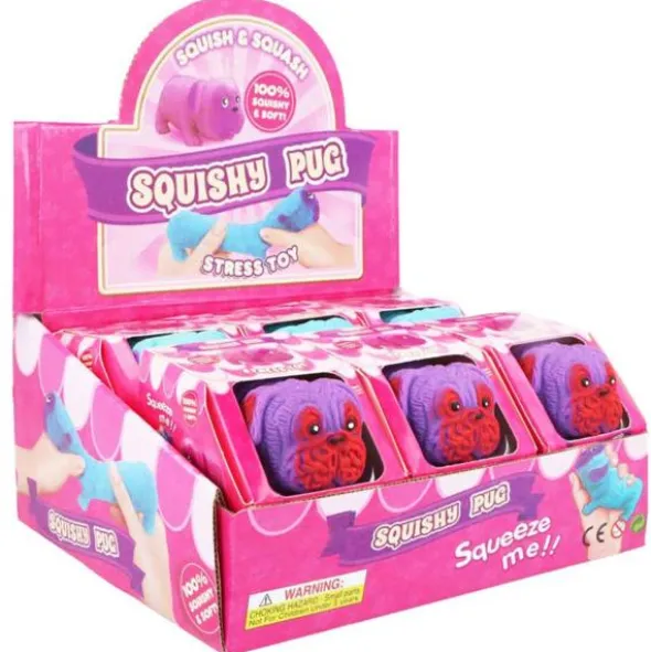 Squeeze Leksak Mops 8,5 cm