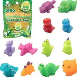 Squishy Dinosaurier Samlarleksaker 2-pack