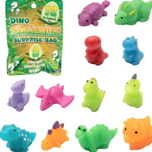 Squishy Dinosaurier Samlarleksaker 2-pack