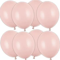Starka Ballonger Dammrosa Pastell 12 cm 100-pack