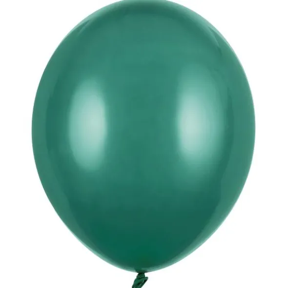 Starka Ballonger Flaskgrön Pastell 23 cm 100-pack