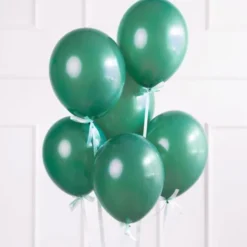 Starka Ballonger Flaskgrön Pastell 23 cm 100-pack