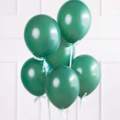 Starka Ballonger Flaskgrön Pastell 27 cm (10-pack)