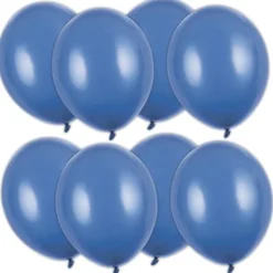 Starka Ballonger Marinblå Pastell 12 cm 100-pack