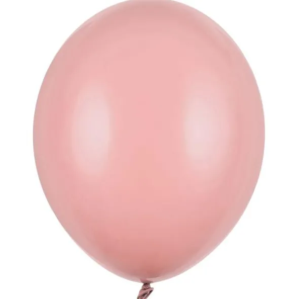 Starka Ballonger Mörk Dammrosa Pastell 30 cm 100-pack