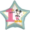 1st Birthday Folieballong Musse Pigg 48 cm