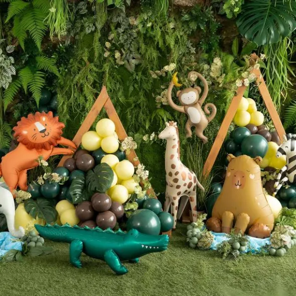 Stående Folieballong Giraff 49 x 114 cm