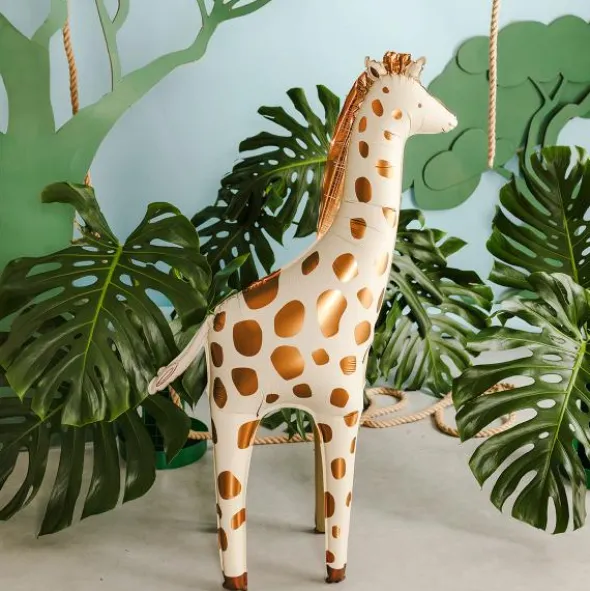 Stående Folieballong Giraff 49 x 114 cm