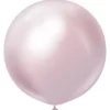 Stora Latexballonger Chrome Pink Gold (2-pack)