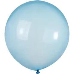 Stora Runda Blå Rainbow Crystal Ballonger (10-pack)