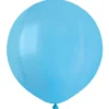 Stora Runda Ljusblå Ballonger 25-pack (25-pack)