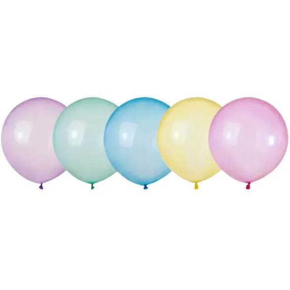 Stora Runda Rainbow Crystal Ballonger Mix (10-pack)