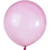 Stora Runda Rosa Rainbow Crystal Ballonger (10-pack)