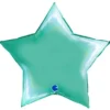 Stor Ballong Stjärna Holografisk Platinum Tiffany