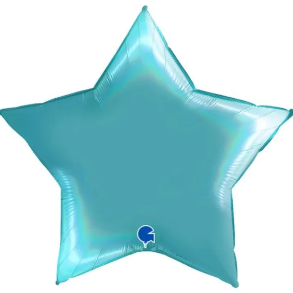 Stor Folieballong Stjärna Platinum Tenerife Sea