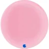 Stor Globe Folieballong Pastell Rosa