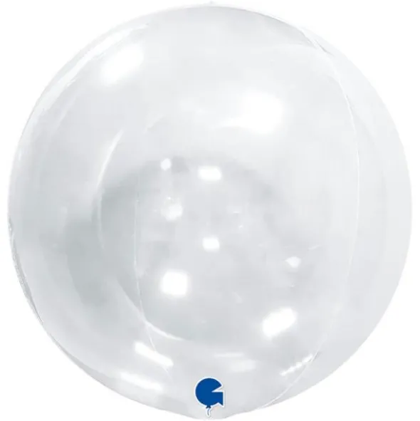 Stor Globe Folieballong Transparent