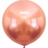 Stor Latexballong Chrome Roséguld