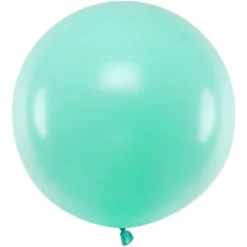 Stor Latexballong Pastell Mintgrön