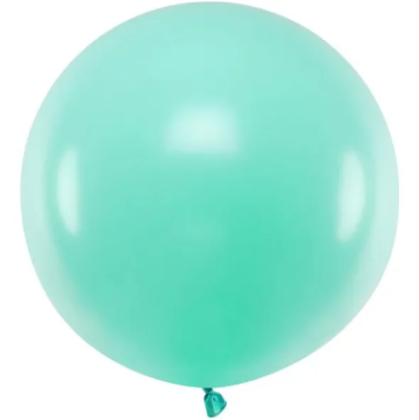 Stor Latexballong Pastell Mintgrön